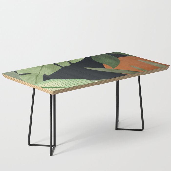 Abstract Art Tropical Leaves 38 Coffee Table Gallery Image 1
