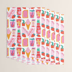 Strawberry Snacks Wrapping Paper Gallery Image 3