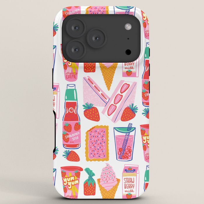 Strawberry Snacks iPhone Case Gallery Image 7