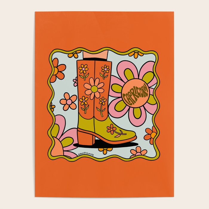 Capricorn Groovy Boot Poster Gallery Image 4