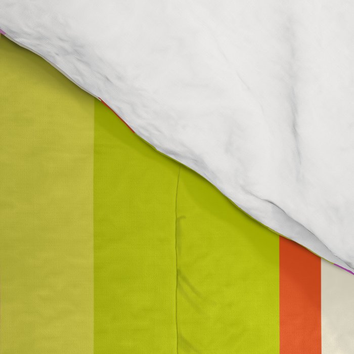 Classic Stripes XVIII - Y2K Pink and Green Comforter Gallery Image 4