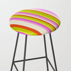 Classic Stripes XVIII - Y2K Pink and Green Stool Gallery Image 2