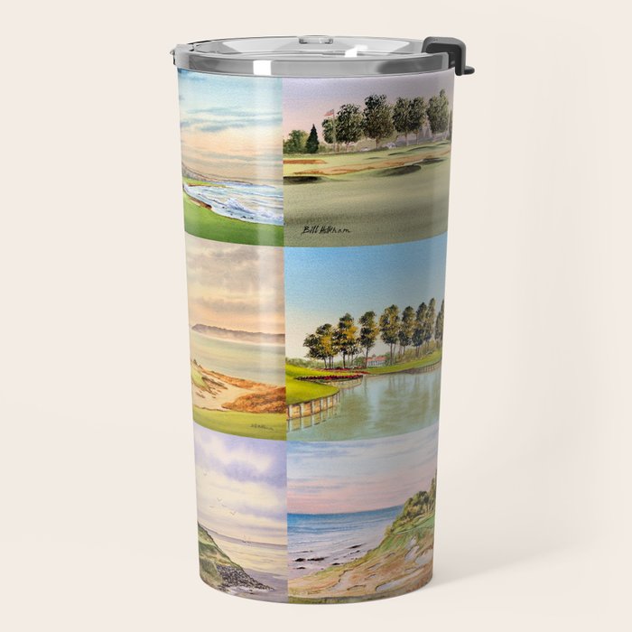 Famous Golf Courses In The USA Collage Travel Mug Gallery Image 2