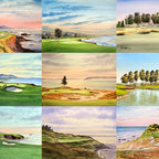 Famous Golf Courses In The USA Collage Coffee Mug Gallery Image 2