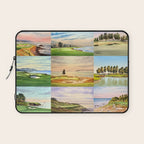 Famous Golf Courses In The USA Collage Laptop Sleeve Gallery Image 1