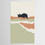 Magic meow 3 lazy cat Tablecloth Gallery Image 2