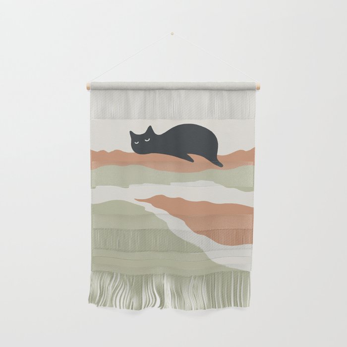 Magic meow 3 lazy cat Wall Hanging Gallery Image 1
