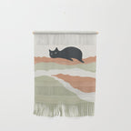 Magic meow 3 lazy cat Wall Hanging Gallery Image 1
