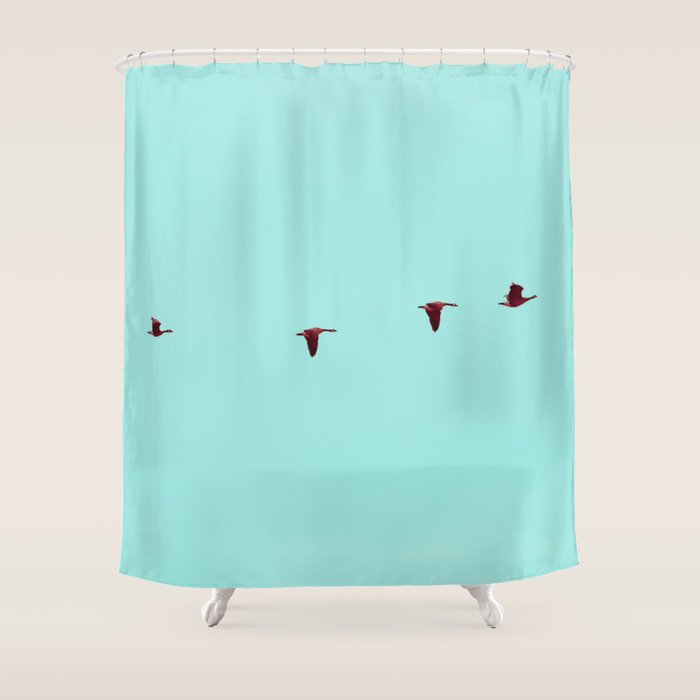 Take Flight - Wild Goose Chase Shower Curtain Gallery Image 1