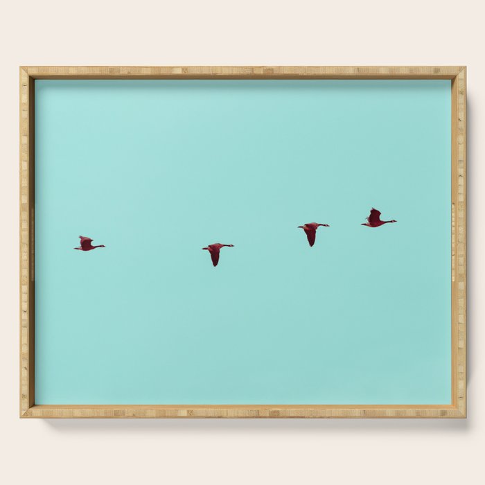 Take Flight - Wild Goose Chase Serving Tray Gallery Image 1