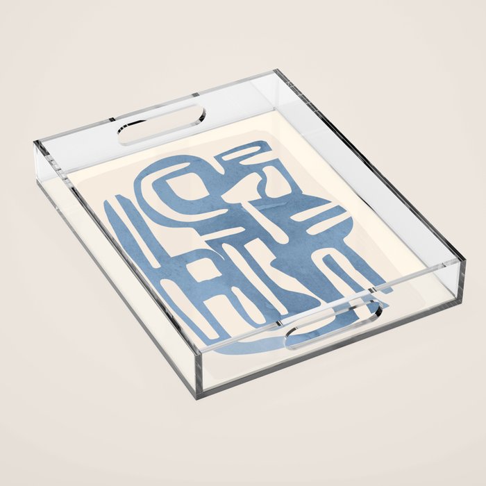 Modern Abstract Shapes 35 Acrylic Tray Gallery Image 1