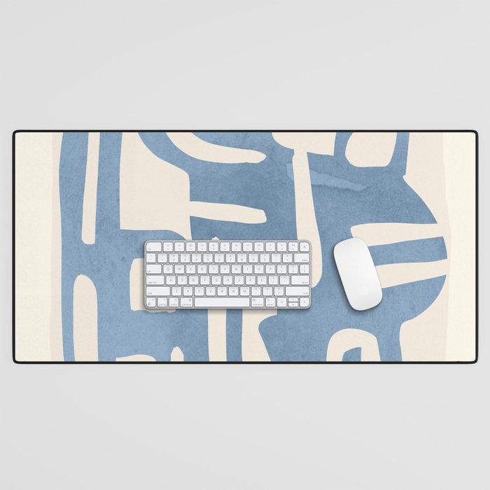 Modern Abstract Shapes 35 Desk Mat Gallery Image 1