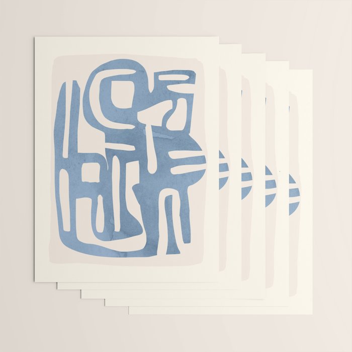 Modern Abstract Shapes 35 Wrapping Paper Gallery Image 3