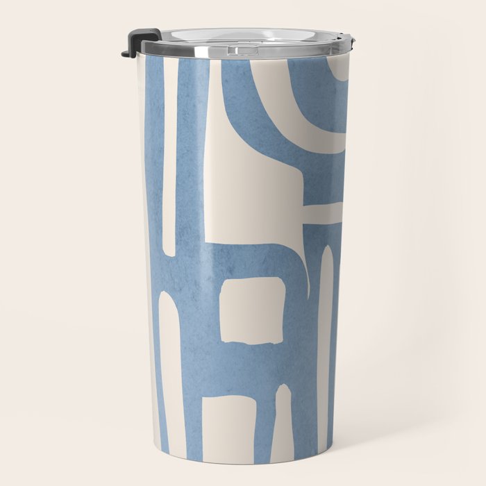 Modern Abstract Shapes 35 Travel Mug Gallery Image 3