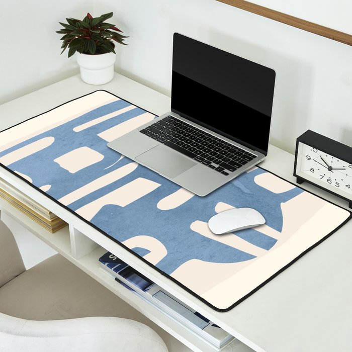 Modern Abstract Shapes 35 Desk Mat Gallery Image 2