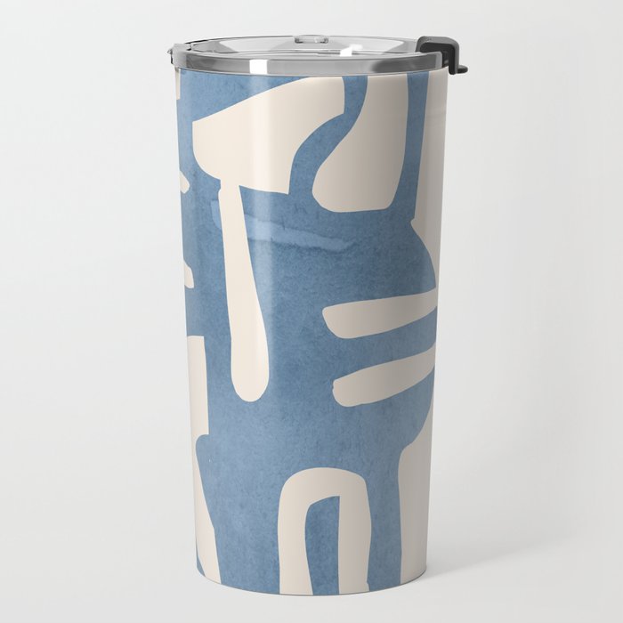 Modern Abstract Shapes 35 Travel Mug Gallery Image 2