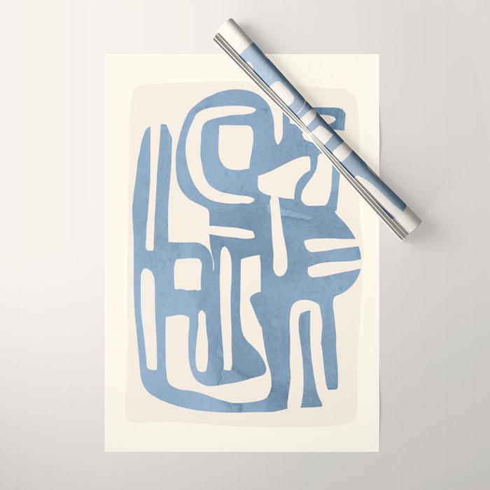 Modern Abstract Shapes 35 Wrapping Paper Gallery Image 1