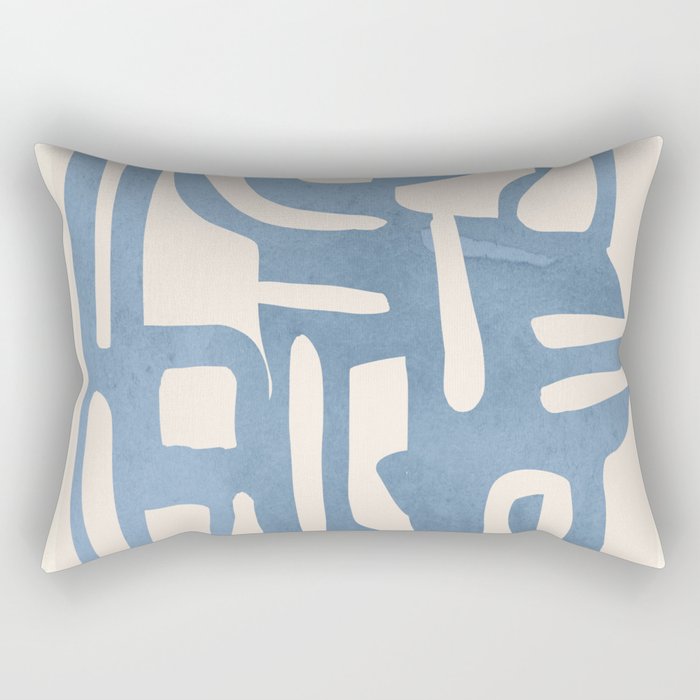 Modern Abstract Shapes 35 Rectangular Pillow Gallery Image 2