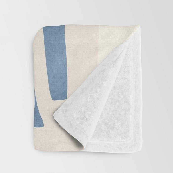 Modern Abstract Shapes 35 Throw Blanket Gallery Image 3