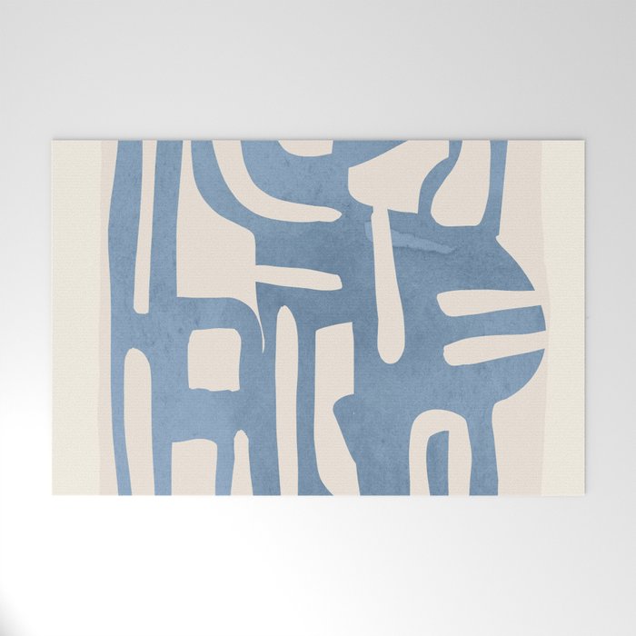 Modern Abstract Shapes 35 Welcome Mat Gallery Image 1