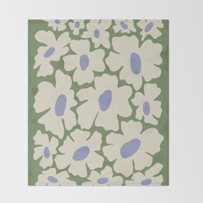 Cheery daisy  Throw Blanket Gallery Image 2