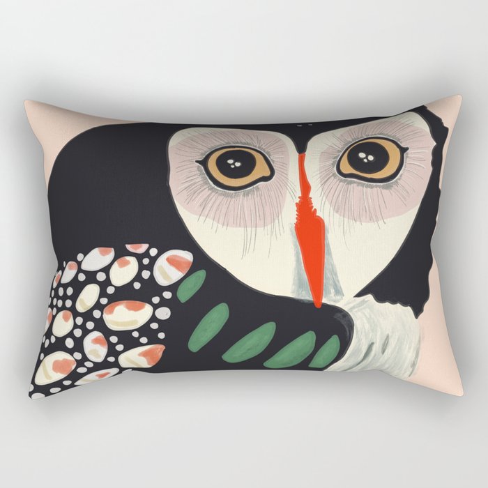 Night Guardian Rectangular Pillow Gallery Image 1