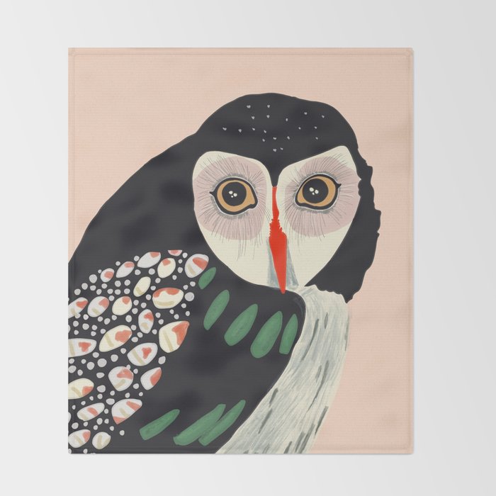 Night Guardian Throw Blanket Gallery Image 2
