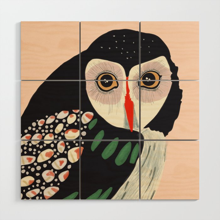 Night Guardian Wood Wall Art Gallery Image 1