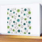 Mid Century Modern Sputnik Starburst Planets 9 Wall Mural Gallery Image 2
