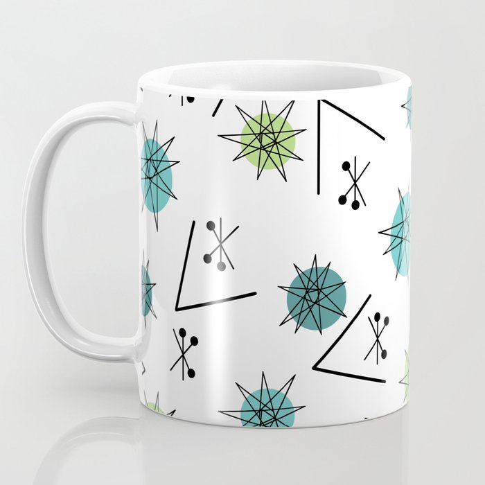 Mid Century Modern Sputnik Starburst Planets 9 Coffee Mug Gallery Image 3