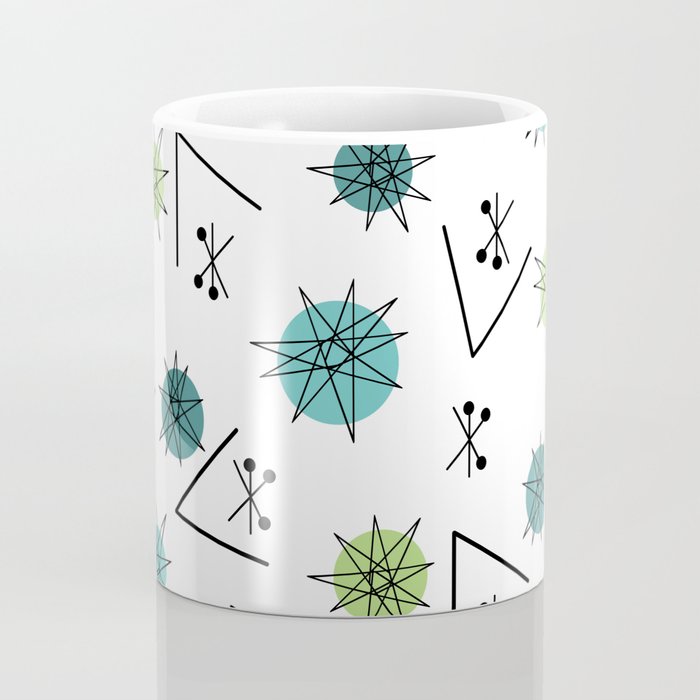 Mid Century Modern Sputnik Starburst Planets 9 Coffee Mug Gallery Image 4