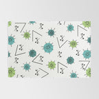 Mid Century Modern Sputnik Starburst Planets 9 Rug Gallery Image 2