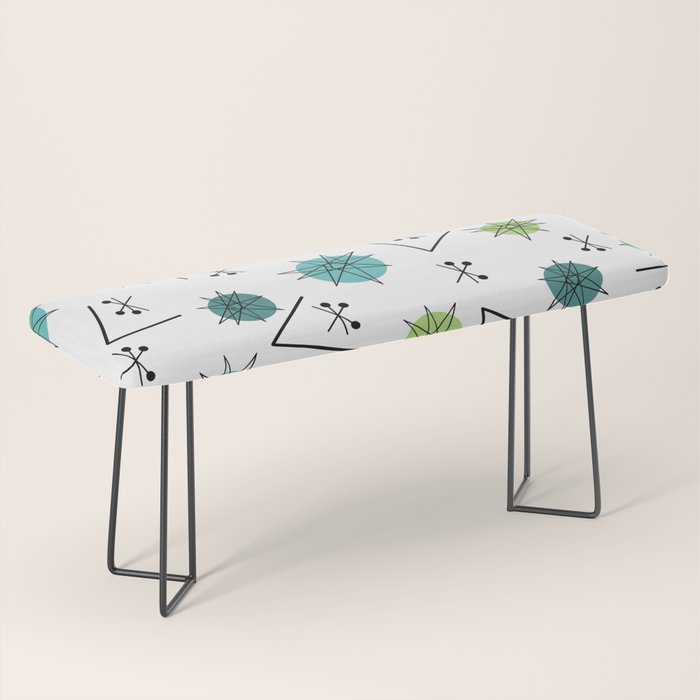 Mid Century Modern Sputnik Starburst Planets 9 Bench Gallery Image 1