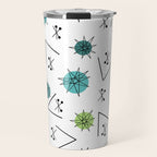Mid Century Modern Sputnik Starburst Planets 9 Travel Mug Gallery Image 1