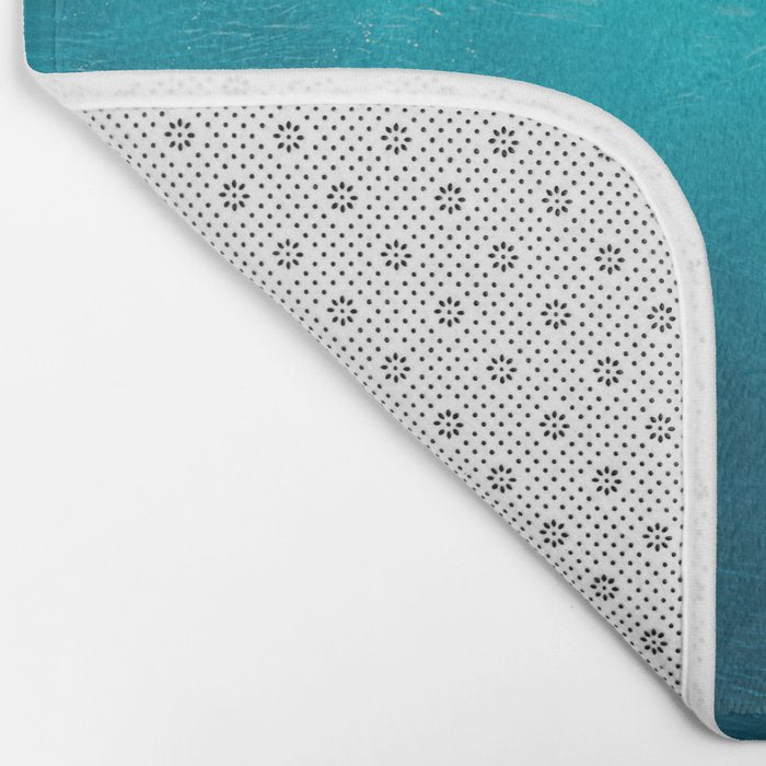Mediterranean Sea - Blue Waves - Ocean Water - Nature Photography Bath Mat Gallery Image 2