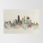 minneapolis minnesota skyline Rug Gallery Image 2