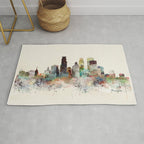 minneapolis minnesota skyline Rug Gallery Image 1