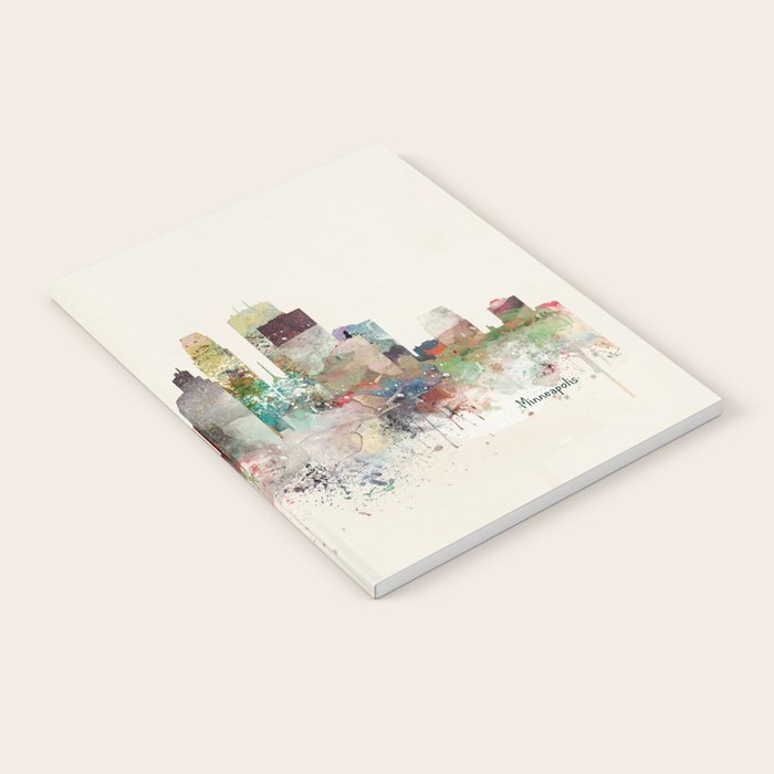 minneapolis minnesota skyline Notebook Gallery Image 2