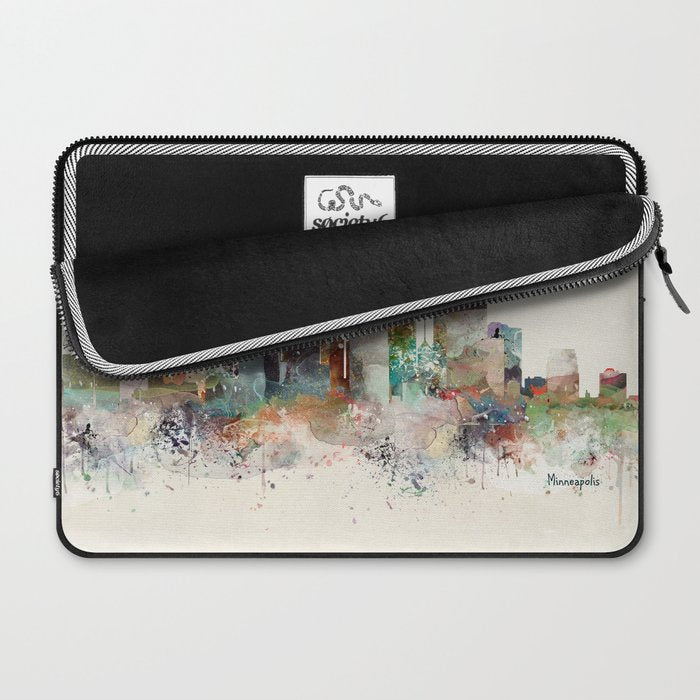 minneapolis minnesota skyline Laptop Sleeve Gallery Image 2