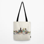 minneapolis minnesota skyline Tote Bag Gallery Image 2