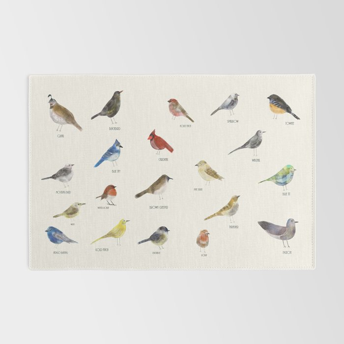 little nature birds Rug Gallery Image 2