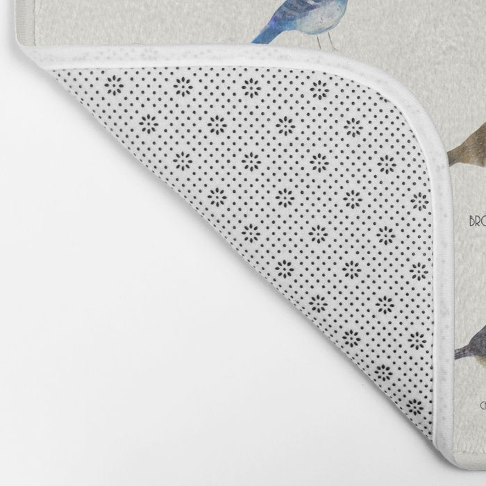 little nature birds Bath Mat Gallery Image 2