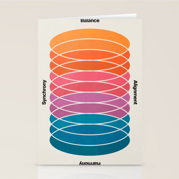 The Circles of Life Stationery Card Gallery Image 1