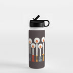 Festive Retro Candles Water Bottle Gallery Image 1