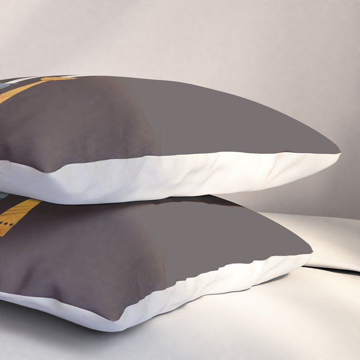 Festive Retro Candles Pillow Sham Gallery Image 3