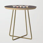 Festive Retro Candles Side Table Gallery Image 1
