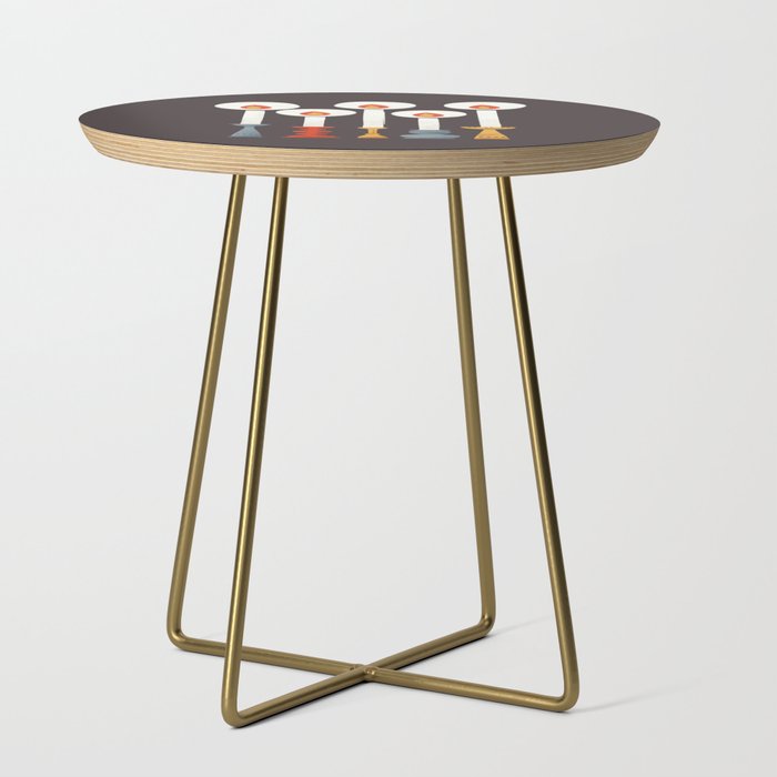 Festive Retro Candles Side Table Gallery Image 1