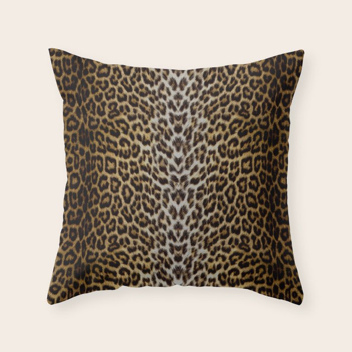 Animal Print Pattern Throw Pillow Gallery Image 1