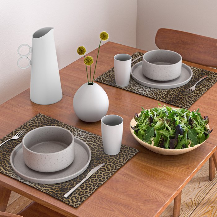 Animal Print Pattern Placemat Gallery Image 2