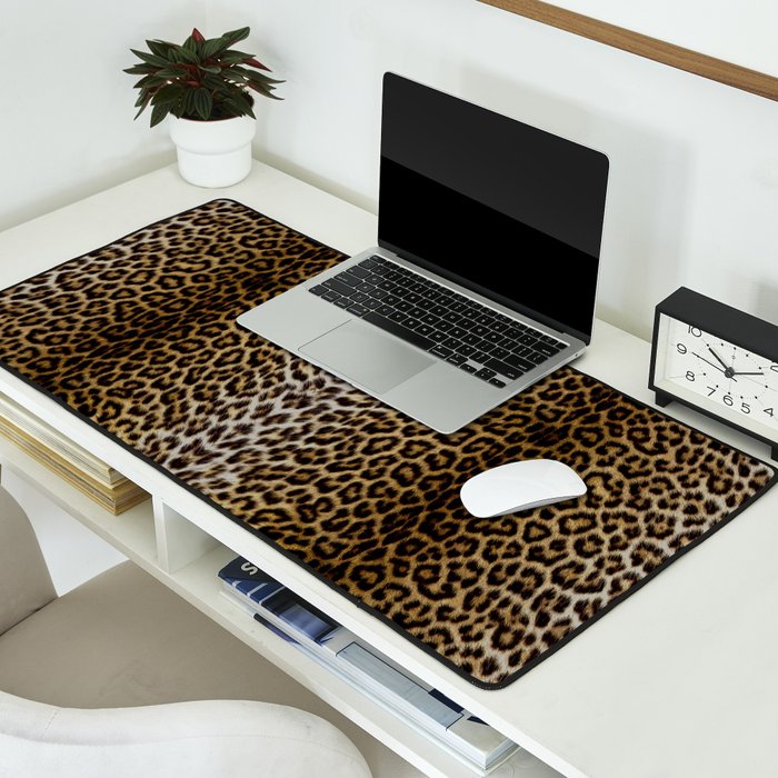 Animal Print Pattern Desk Mat Gallery Image 2